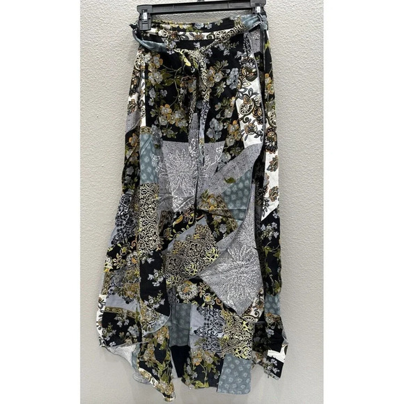Raga Anthropologie Dresses & Skirts - New Anthropologie Floral Patchwork Maxi Skirt Size Small Raga Spring Summer